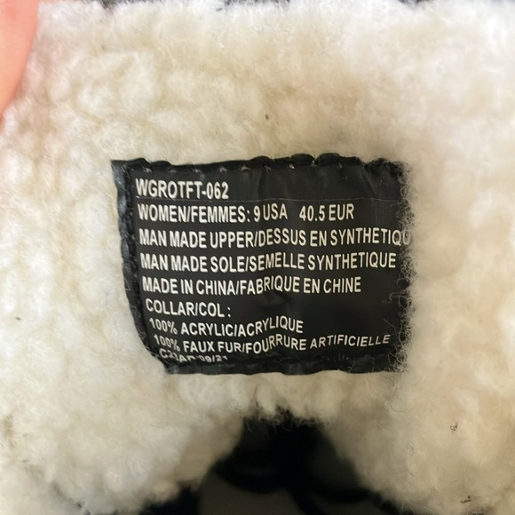 NWT Lugz Women's Grotto Fleece Slip Resistant Fashion Boots in Dark Grey - Picture 10 of 12